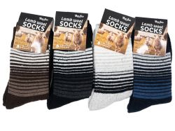 ЧОРАПИ МЪЖКИ РАЙЕ С ВЪЛНА 40-46