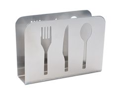 САЛФЕТНИК 12/9СМ. ПРАВОЪГЪЛЕН ДЕКОР ПРИБОРИ