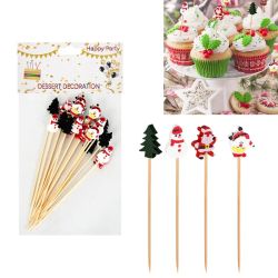 Коледни коктейлни клечки