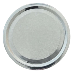 Капачка 82 h 15 мм - сребро