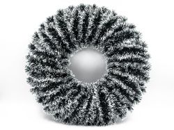 КОЛЕДЕН ВЕНЕЦ Ф48СМ. ЗЕЛЕНО/БЯЛО