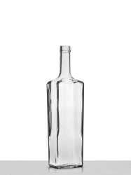 Стъклена бутилка " Гранит " 0,700 мл. - Право гърло