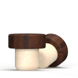 Синтетична тапа 19.5 мм. с дървена глава