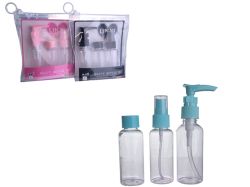 КОМПЛЕКТ КОЗМЕТИЧНИ ФЛАКОНИ ЗА ПЪТ 3Ч. B-2