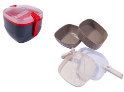 КУТИЯ ЗА ХРАНА 3 НИВА С ПРИБОРИ