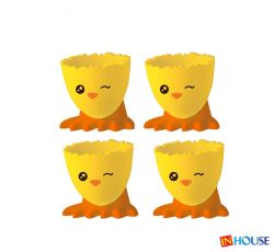 ЧАШКИ ЗА ЯЙЦЕ ПИЛЕНЦА 4 БР. L-00210