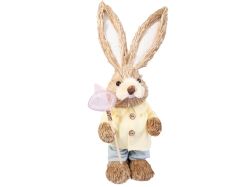 ВЕЛИКДЕНСКА ДЕКОРАЦИЯ ЗАЕК 14/10/35СМ. МОМЧЕ 25SG097