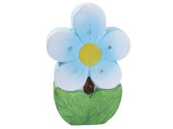 ДЕКОРАТИВНА ГРАДИНСКА ФИГУРА ЦВЕТЕ СОЛАРНА 20/9/30 СИНЬО