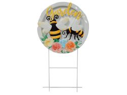ДЕКОРАТИВНА ГРАДИНСКА ФИГУРА МЕТАЛНА GARDEN BEE 38/67СМ.