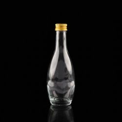 Овално стъклено шише 100ml
