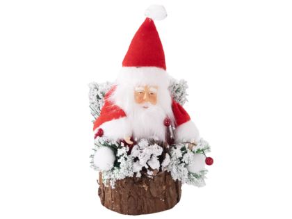 КОЛЕДНА ИКЕБАНА С ДЯДО КОЛЕДА 20/11СМ.