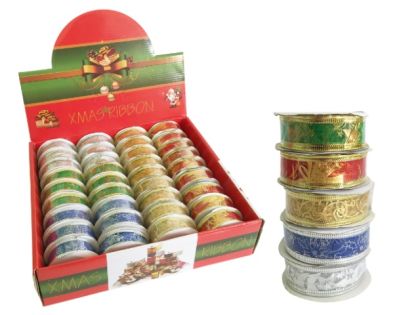 КОЛЕДНА ПАНДЕЛА ЦВЕТНА 2.5СМ/270СМ