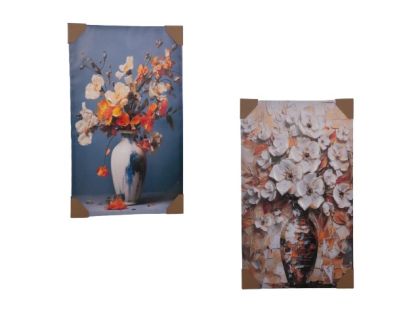 КАРТИНА 3D 40/60СМ. НАТЮРМОРТ В БЯЛО