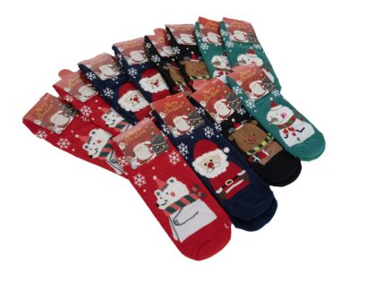 КОЛЕДНИ ЧОРАПИ ГЛЕЗЕН 35-40 КОЛЕДНИ ГЕРОИ