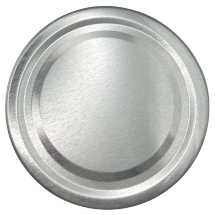 Капачка 70 h 18 мм - сребро