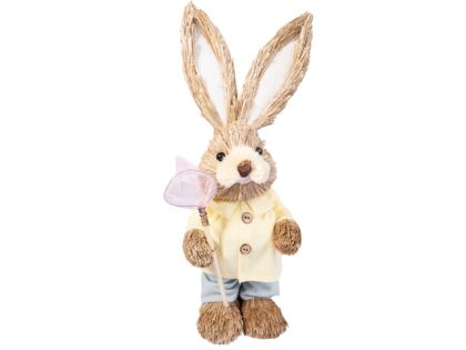 ВЕЛИКДЕНСКА ДЕКОРАЦИЯ ЗАЕК 14/10/35СМ. МОМЧЕ 25SG097