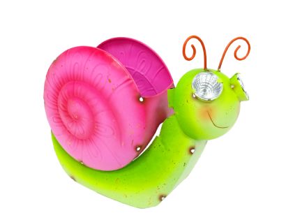 ДЕКОРАТИВНА ГРАДИНСКА ФИГУРА С КАШПА МЕТАЛНА ОХЛЮВ 27/11/24СМ.