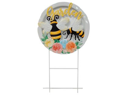 ДЕКОРАТИВНА ГРАДИНСКА ФИГУРА МЕТАЛНА GARDEN BEE 38/67СМ.