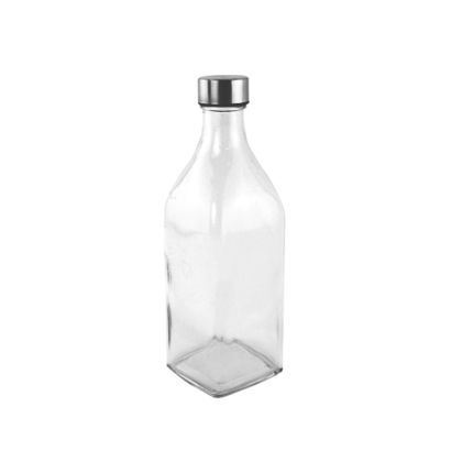 Ст. бутилка " Удор " с метална капачка / квадрат / 0.500мл.