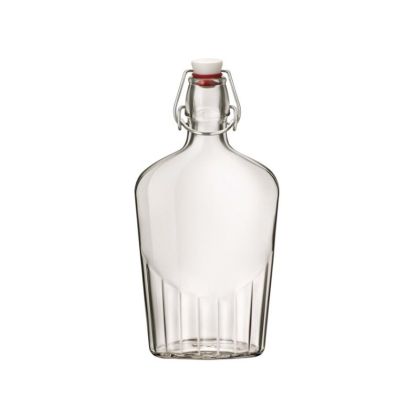 Ст.бутилка ретро плоска " FLASHETA"  0.500 мл. / Италия 