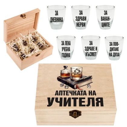 Кутия "АПТЕЧКАТА НА УЧИТЕЛЯ"