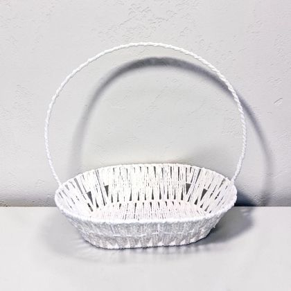 Кошница елипса Ecru Raffia