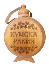 Бъклица 750 мл ПВЦ лак Т / Кумска ракия / Куме, пий /