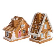 Коледна украса къщичка 10х8см.