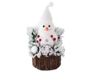 КОЛЕДНА ИКЕБАНА С МРАЗКО 20/11СМ.