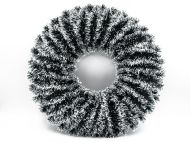 КОЛЕДЕН ВЕНЕЦ Ф48СМ. ЗЕЛЕНО/БЯЛО