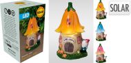 Къщичка със соларна лампа 22см.