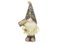 ДЕКОРАТИВНА ГРАДИНСКА ФИГУРА ГНОМ С ТАБЕЛА 11/5/23СМ.