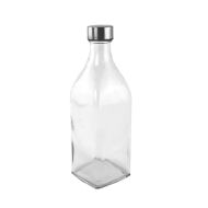 Ст. бутилка " Удор " с метална капачка / квадрат / 1л.