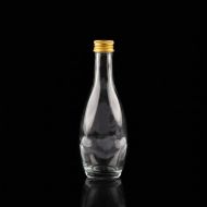 Овално стъклено шише 100ml