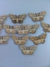 Дървени пеперудки-пакет от 10 бр-мин.кол.1 пакет
