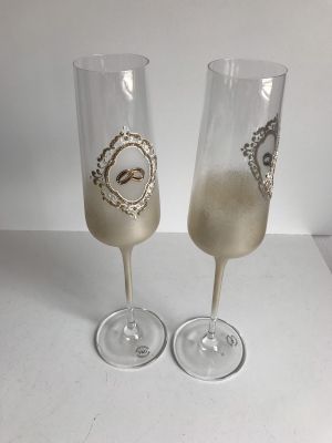 Луксозни ритуални чаши "Златни халки" 