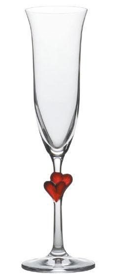 Сватбени ритуални чаши   Червени сърца 175мл - Germany