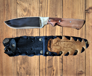 Нож за дране комплект с кания - голям, черни осъм