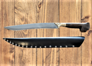Нож караколак острие 28 см комплект с кания - Провадия