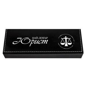 Луксозен комплект " Юрист " химикал със стилус и USB в кутия