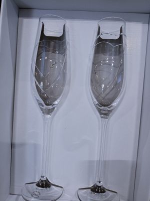 Кристални ритуални чаши с камъни Сваровски - модел 7