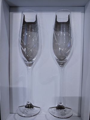 Кристални ритуални чаши с камъни Сваровски - модел 7