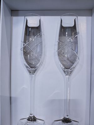 Кристални ритуални чаши с камъни Сваровски - модел 8