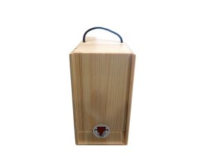 Дървена кутия за Bag-in-Box 5L с покритие
