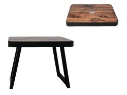 МАСА СГЪВАЕМА С ДЕКОР ДЪРВО 49Х36Х39СМ