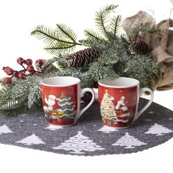 Коледна чаша порцелан