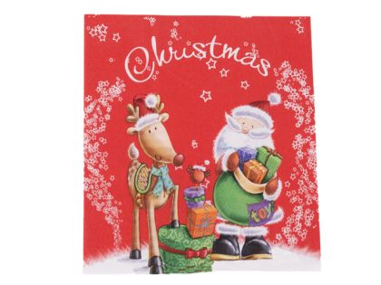 КОЛЕДНИ САЛФЕТКИ 33/33СМ. 20БР. ПОДАРЪЦИ