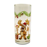 Коледни стъклени чаши / Елени / - 6бр.