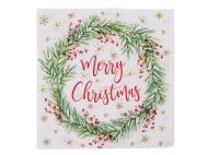 КОЛЕДНИ САЛФЕТКИ 33/33СМ. 20БР. ВЕСЕЛА КОЛЕДА