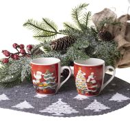 Коледна чаша порцелан